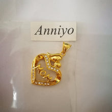 Anniyo Mom Love Baby Necklaces for Women/Girls,Great Gift Gold Color Jewelr