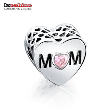 LZESHINE Fashion Charm Beads  S925 Sterling Silver Jewelry Beads AAA Zircon