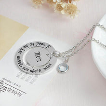 2017 Fashion Crystal Round Necklace With Letters I Used To Be Angel Now He'