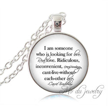 Silver Plated Chain Father of The Bride Wedding Necklace Quote Jewelry Glas
