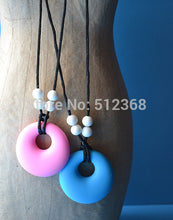 HOT!!!  Mix colors Silicone tear drop teething necklace for mom to wear and