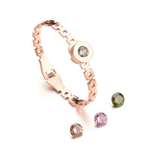 UZone Novelty Stainless Steel Interchangeable Bracelets Famous Brand Crysta