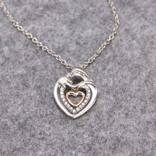 Mom And Baby Necklace Mother's Day Gift Mother Mum Son Daughter Child Cryst