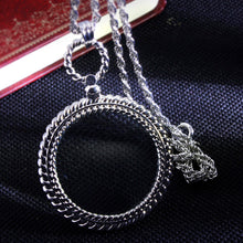 Dreamcarnival1989 Women Long Chain Necklaces 2X Zoom Lens Pendant for Paren