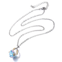 DIBEILLIA New Fashion Mom's day Pendant Necklaces Gold Mom Link Chain Hole