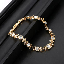 Mother's Day Gifts Luxury Exquisite Silver Charm Bracelet Women Austria Cry