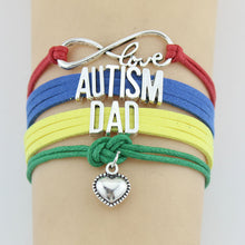 Infinity Love Autism mom aunt grandma dad sister grandpa teacher Bracelet H