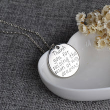 12pcs/lot  Family Jewelry Mother Gift ,Thank You for Raising the Man of My