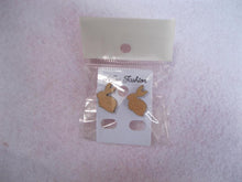Really tiny rabbit studs in wood material bunny studs excellent gifts for h