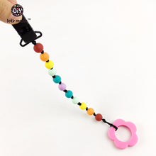 Let's Make silicone teething baby beads flower Shaped Sensory chew balls mo