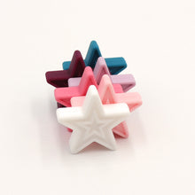 TYRY.HU BPA Free 10Pcs/Lot Creative Star Shaped Silicone Beads For Baby Mom