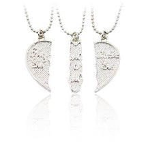 3pcs/set "Big Sis/MOM/Little Sis"Broken Love Heart Pendant Necklaces Simple