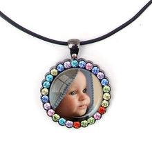 PERSONALIZED PHOTO PENDANT Custom Necklace Photo of Your Baby Child Mom Dad