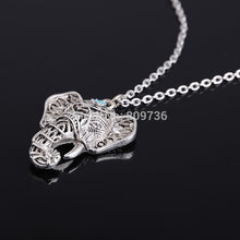 2017 Boho Antique Silver Necklaces Pendants Ethnic Elephant Choker Necklace