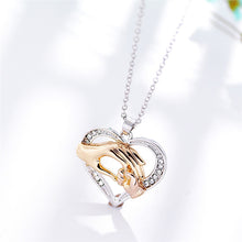 Fashion Baby Mother Hand Pendant Necklaces for Child Mom Daughter Rhineston