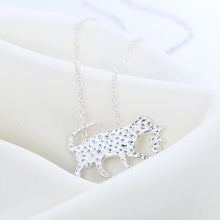 Todorova 10pcs Gold Silver Cat Mom Holding her Kid Kitten Animal Necklace P