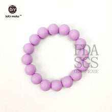 Let's Make Silicone Baby Teething Necklace For Mom Wear BPA Free Teether Te