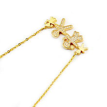 DIANSHANGKAITUOZHE Gros Collier Plastron Femme Charm Mom Dad and Baby Famil