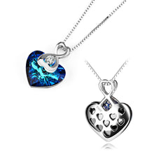 YFN Geniuses 925 Sterling Silver Austrian Crystal Love Heart  with Infinity