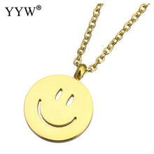 YYW New Designs Funny Lovely Mom Baby Gifts Gold color Stainless Steel Jewe