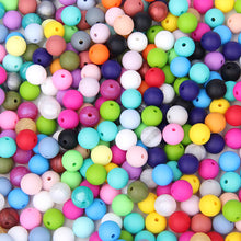 100pc Silicone Beads Baby Teether Teething Bead 9/12/15mm Safe Rubber Nurse