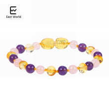 EAST WORLD 5 Colors New Amber Bracelet Original Jewelry for Adult Mom Natur