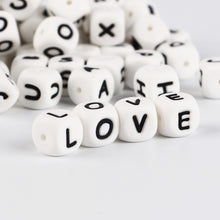 200pc Alphabet Silicone Teething Beads with Letters Mom & Kids DIY Stylish