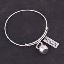 Fitness Jewelry kettle bell i choose strength weakness is a choice FIT MOM