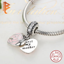 Gift!!! Fit Original Pandora Bracelet Charm Beads For Mom Authentic 925 Ste