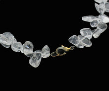 YYW Women Mom Natural Clear Quartz Stone Necklace Free Size Nuggets White Q