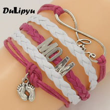 Sweet style Infinity Love MOM bracelet kids bracelet foot sprint mom gift j