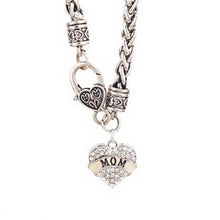 Drop Shipping 2016 Fashion Mom Crystal Heart Lobster Shaped Woman Bracelet