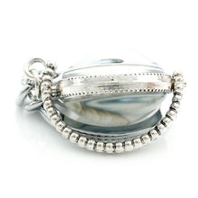 TAFREE vintage rugby mom pendant keychain double sides rotatable love ameri
