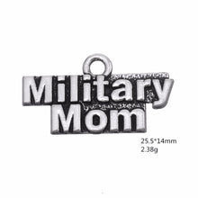 Skyrim 10Pcs/Lot Word Army Mom & Navy Mom & Military Mom Statement  One sid