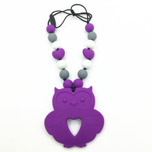 BPA free silicone Teething necklace for mom and baby, made of safe chew foo