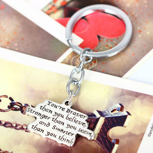 Bespmosp Mother's Day Special Gift Metal Hollow Keychain Heart Friend Famil