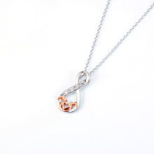 YFN 925 Sterling Silver Pendant Necklaces With CZ Stone Jewelry Love Mother