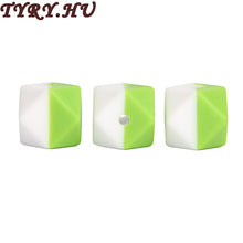 TYRY.HU New 17mm BPA Free Loose Silicone Hexagon Beads Food Grade Teethers