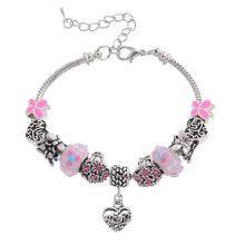 FUNIQUE Women Fashion Heart Angel Big Beads Charms Bracelets Jewelry Gift F
