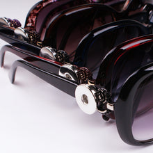 TOP quality UV Protection fashion jewelry 18mm Snap button Glasses Sunglass