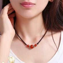 Ethnic Necklace Vintage Round Beads Jewelry Chinese Wind Clavicle Chain Jew