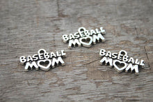 10pcs   Baseball Mom Charms Antique Tibetan silver Baseball Mom Charms pend