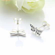 GAGAFEEL Stud Earrings For Women 925 Sterling Silver Stud Pending Dragonfly