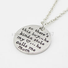 2015 new arrive Hand Stamped "So there's this Boy He kind of stole my Heart