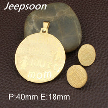 Wholesale Fashion Stainless Steel Jewelry Sets Mama Mutti mom For  Women Pe