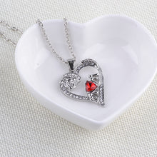 2017 Rushed Maxi Necklace Collier Collares The Heart Pendant Necklace Alpha