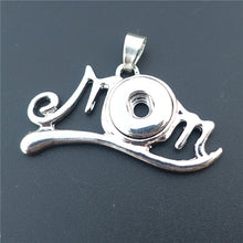 Fashion Mom Metal 12MM Snap Buttons Long Chain Necklace Jewelry Mother Gift