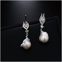 Hongye Mother's day gift! Natural Freshwater Irregular Pearl 925 Sterling S