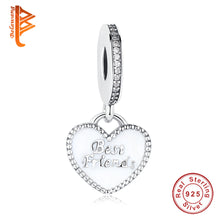 BELAWANG DIY MOM Love Heart Beads Fit Pandora Charm Bracelet Original 925 S