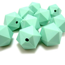 Icosahedron 10pcs Silicone Beads for Teething Necklace Nursing Necklace New